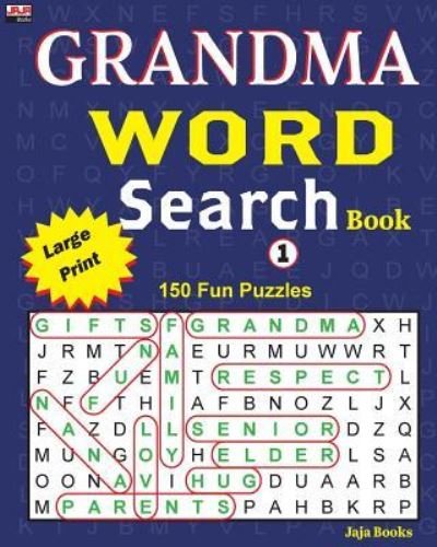 Cover for Jaja Books · Grandma Word Search Book (Taschenbuch) (2018)
