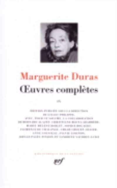 Cover for Marguerite Duras · Oeuvres completes, 4 (Hardcover bog) (2014)