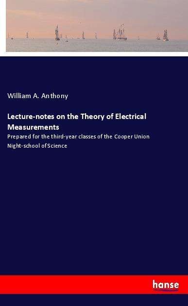 Cover for Anthony · Lecture-notes on the Theory of (Bog)