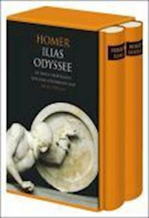 Cover for Homer · Ilias.Odyssee.1-2 (Bok)