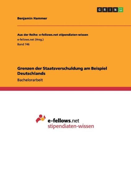 Grenzen der Staatsverschuldung a - Hammer - Książki -  - 9783656468301 - 5 sierpnia 2013