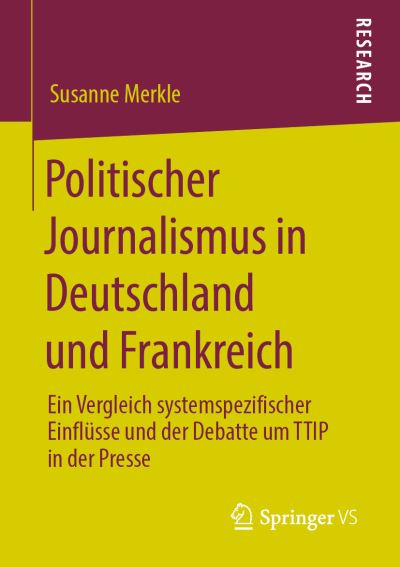 Cover for Merkle · Politischer Journalismus in Deut (Book) (2019)