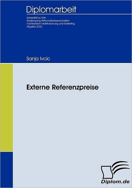 Cover for Sanja Ivcic · Externe Referenzpreise (Paperback Book) [German edition] (2009)
