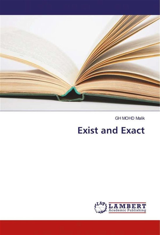 Cover for Malik · Exist and Exact (Bog)