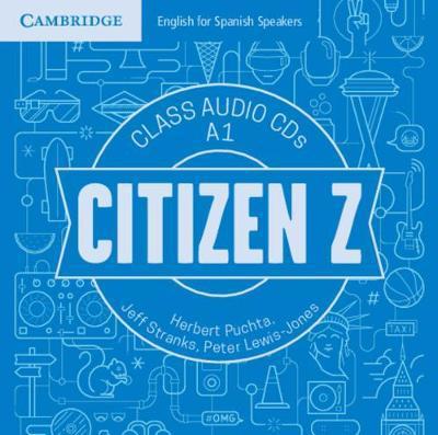 Cover for Puchta Herbert Puchta · Citizen Z A1 Class Audio CDs (4) - Citizen Z (Audiobook (CD)) (2017)