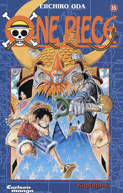 Cover for Eiichiro Oda · One Piece. Carlsen manga., 35: One Piece 35 - Kaptajnen (Heftet bok) [1. utgave] (2007)
