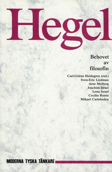 Cover for Symposion bibliotek: Behovet av filosofin (Book) (1991)