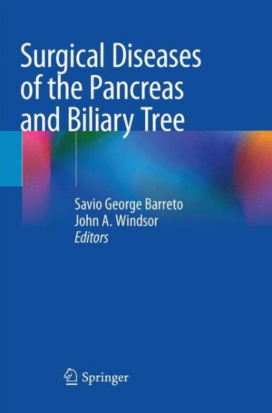 Cover for Surgical Diseases of the Pancreas and Biliary Tree (Paperback Book) [Softcover Reprint of the Original 1st 2018 edition] (2019)
