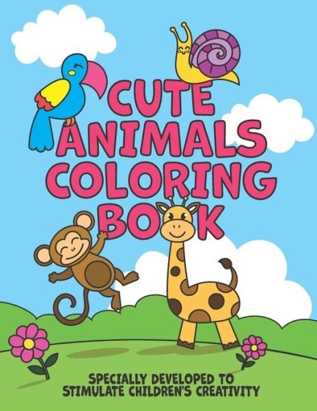 Cover for Eijkenbroek · Cute Animals Coloring Book - Coloring Books (Pocketbok) (2021)