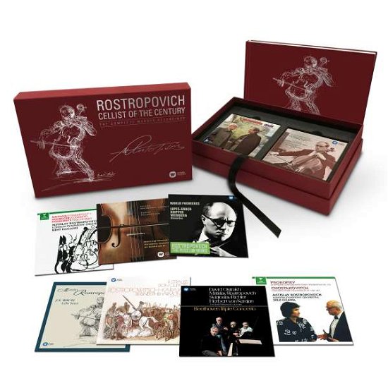 Cover for Mstislav Rostropovich · Cellist Of The Century (CD) [Box set] (2021)