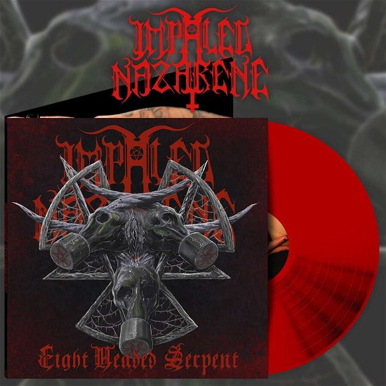 Cover for Impaled Nazarene · Eight Headed Serpent (Red Vinyl LP) (LP) (2022)