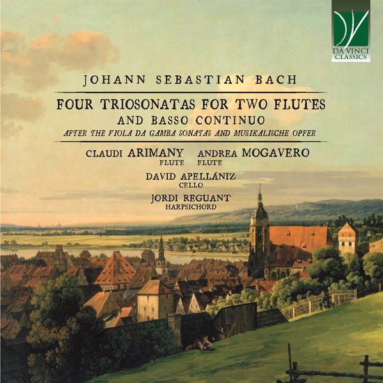 Cover for Arimany, Caludi &amp; Andrea Mogavero · Bach: Four Sonatas for Two Flutes and B.c. (CD) (2023)