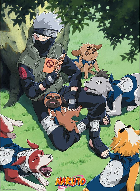 Cover for Kleines Poster · NARUTO - Poster Kakashi and dogs (52x38) (MERCH) (2019)