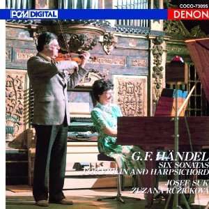 Cover for Josef Suk · Handel: 6 Sonatas for Violin &amp; Harpsichord (CD) [Japan Import edition] (2010)