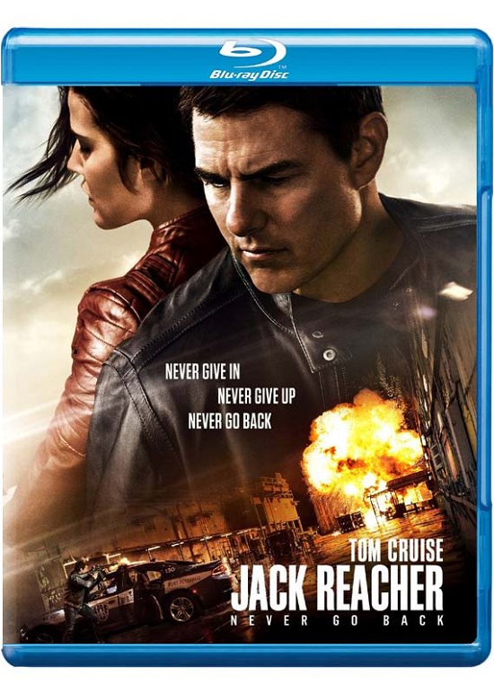 Cover for Jack Reacher Never Go Back BD · Jack Reacher Never Go Back (Blu-ray) (2017)