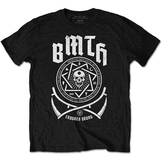 Bring Me The Horizon Unisex T-Shirt: Crooked - Bring Me The Horizon - Merchandise - Bravado - 5055979953302 - December 12, 2016