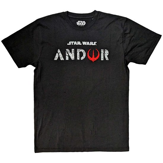 Star Wars Unisex T-Shirt: Andor Logo - Star Wars - Koopwaar -  - 5056561098302 - 