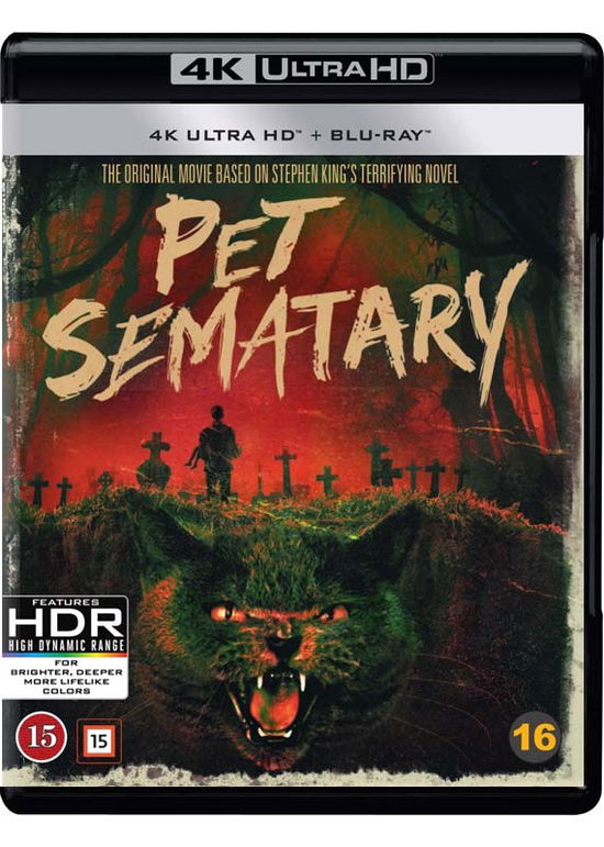 Cover for Pet Sematary · Pet Sematary (30th Anniversary) (4K UHD + Blu-ray) (2019)