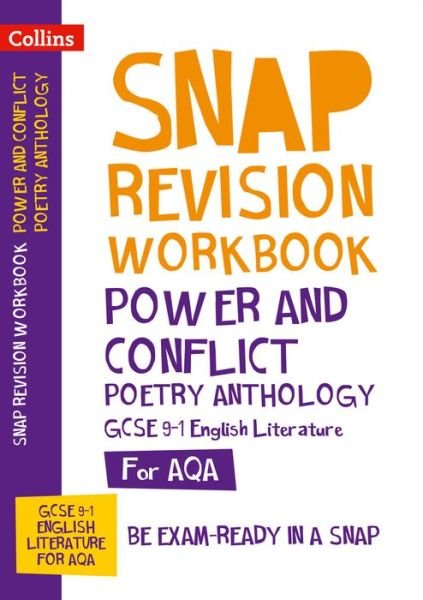 Cover for Collins GCSE · AQA Poetry Anthology Power and Conflict Workbook: Ideal for the 2025 and 2026 Exams - Collins GCSE Grade 9-1 SNAP Revision (Paperback Book) (2019)
