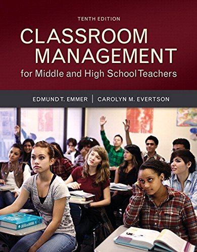 Cover for Edmund T. Emmer · Classroom Management for Middle and High School Teachers with MyLab Education with Enhanced Pearson eText, Loose-Leaf Version -- Access Card Package ... New in Ed Psych / Tests &amp; Measurements) (Lösa papper) (2016)