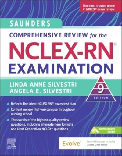 Cover for Silvestri, Linda Anne (Nursing Instructor, University of Nevada, Las Vegas Las, Nevada; President, Nursing Reviews, Inc. and Professional Nursing Seminars, Inc. Henderson, Nevada; Elsevier Next Generation NCLEX® (NGN) Thought Leader, USA) · Saunders Comprehensive Review for the NCLEX-RN® Examination (Taschenbuch) (2022)