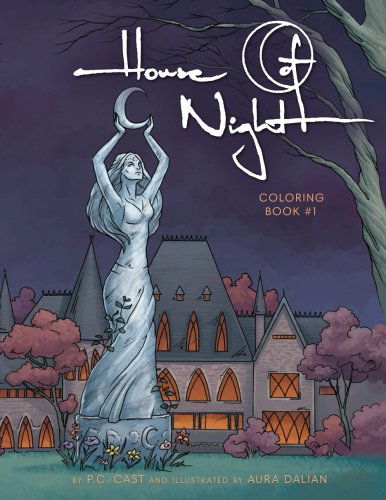 House of Night Coloring Book #1 - P.c. Cast - Boeken - House of NIght Coloring Books - 9780615928302 - 14 april 2014