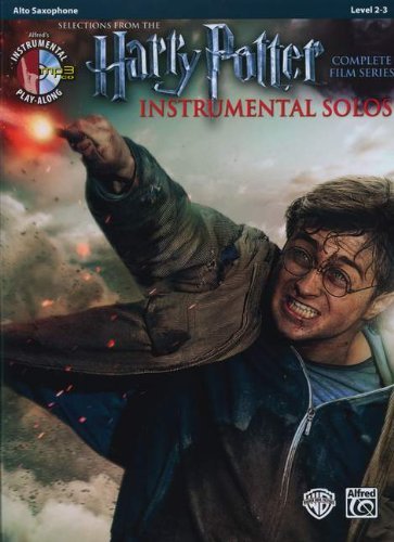 Cover for Alfred Publishing Staff · Harry Potter Instrumental Solos: Alto Sax (Book &amp; Cd) (Pop Instrumental Solo) (Paperback Book) [Pap/mp3 edition] (2012)
