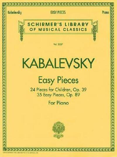 Cover for Dmitri Kabalevsky · Easy Pieces (Paperback Book) (1999)