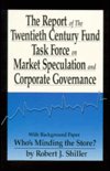 Cover for Robert J. Shiller · Task Force on Market Speculation and Corporate Governance (Pocketbok) (1992)
