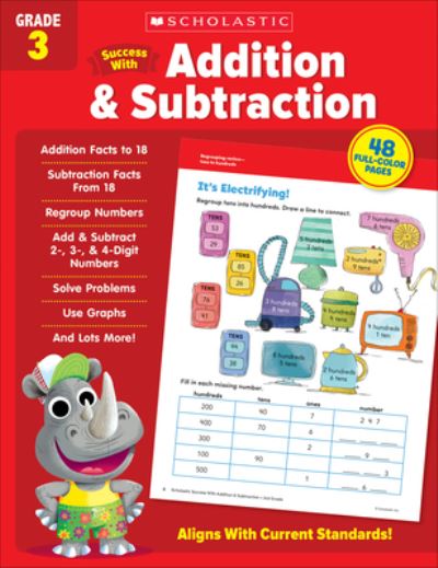 Cover for Scholastic Teaching Resources · Scholastic Success with Addition and Subtraction Grade 3 (Book) (2022)