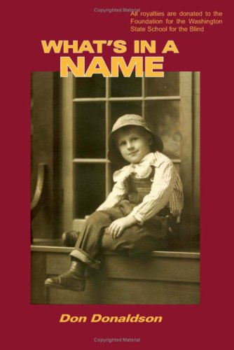 Cover for Don Donaldson · What's in a Name (Paperback Book) (2004)