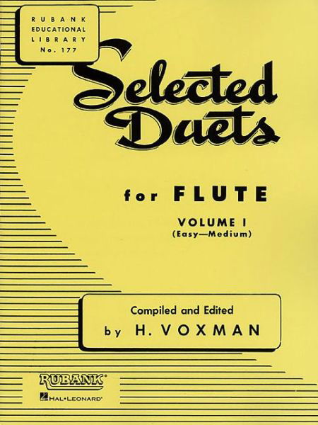 Cover for Voxman Himie · Selected Duets Flute Vol 1 (Paperback Book) (2017)