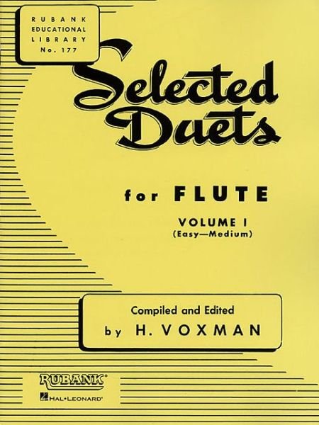 Cover for Voxman Himie · Selected Duets Flute Vol 1 (Pocketbok) (2017)