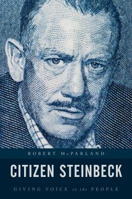Cover for Robert McParland · Citizen Steinbeck: Giving Voice to the People - Contemporary American Literature (Hardcover Book) (2016)
