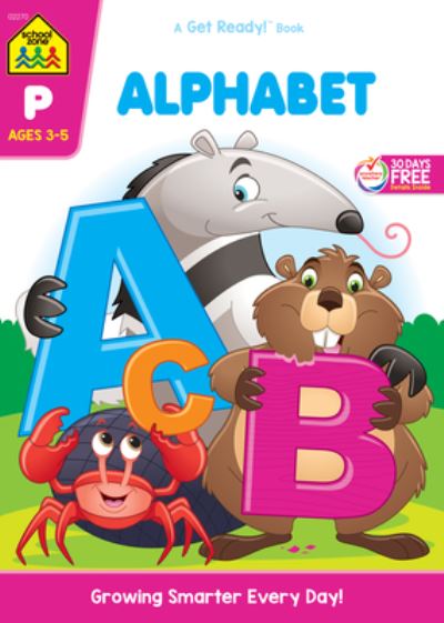 Cover for School Zone · School Zone Alphabet 64-Page Workbook (Paperback Book) (2019)