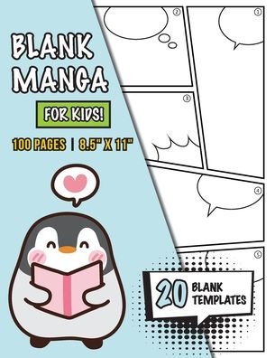 Cover for Engage Books · Blank Manga for Kids (Ages 4-8, 8-12) (Paperback Bog) (2021)