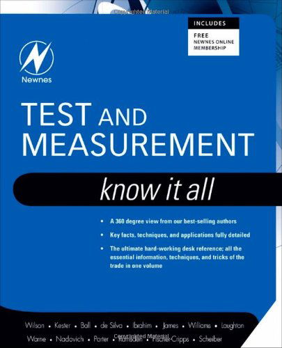 Cover for Wilson, Jon S. (Principal Consultant, The Dynamic Consultant, CA, USA) · Test and Measurement: Know It All - Newnes Know it All (Paperback Book) (2008)