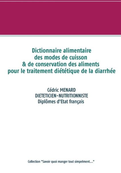 Cover for Menard · Dictionnaire des modes de cuisso (Book) (2020)