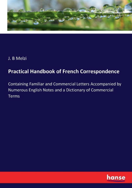 Cover for J B Melzi · Practical Handbook of French Correspondence (Paperback Book) (2017)