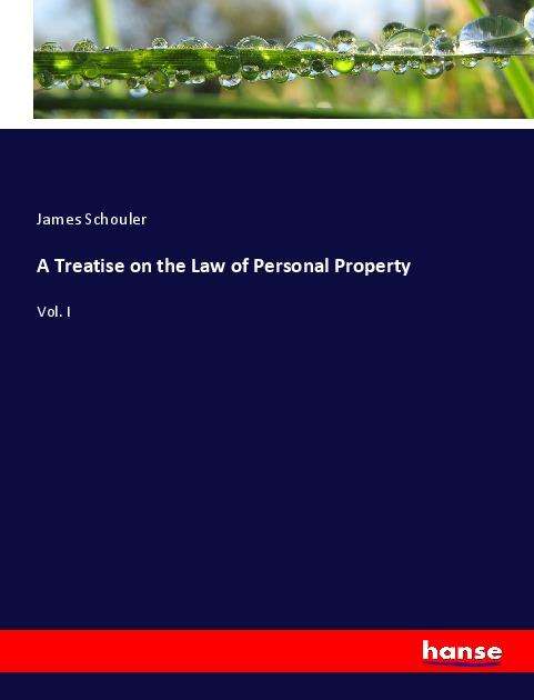 Cover for Schouler · A Treatise on the Law of Perso (Book)