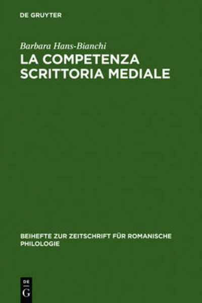 Cover for B. Hans-Bianchi · Competenza scrittoria (Book) [Italian edition] (2005)