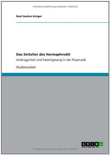 Cover for Krüger · Das Zeitalter des Hermaphrodit (Paperback Book) [German edition] (2011)