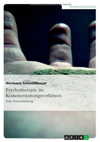Cover for Schmidtbauer · Psychotherapie im Kostener (Book) [German edition] (2012)