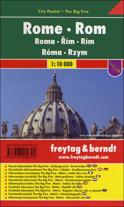 Rome City Pocket + the Big Five Waterproof 1:10 000 - Freytag-berndt Und Artaria Kg - Books - Freytag-Berndt - 9783707909302 - November 1, 2018