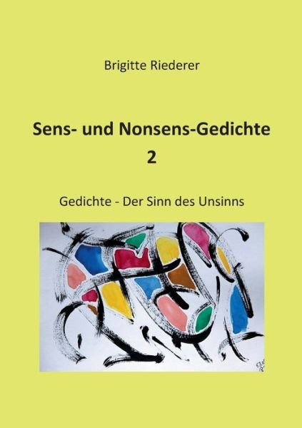 Cover for Riederer · Sens- und Nonsens-Gedichte 2 (Book) (2016)