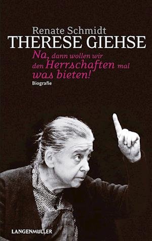 Cover for Renate Schmidt · Therese Giehse (Bok) (2021)