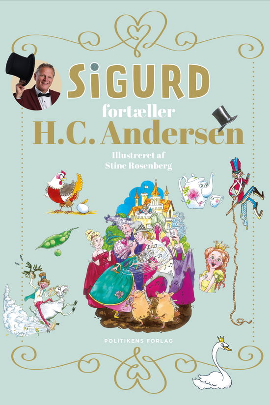 Cover for Sigurd Barrett · Sigurd fortæller H.C. Andersens eventyr - Dåbsudgave (Gebundenes Buch) [3. Ausgabe] (2025)