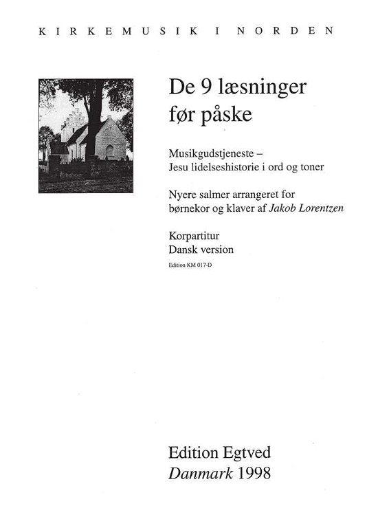Cover for Jakob Lorentzen · De 9 læsninger før påske (Book) [1º edição] (2001)