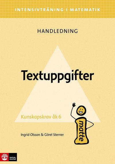 Cover for Görel Sterner · Intensivträning i matematik: Intensivträning ma åk 4-6 Textuppgifter, Lhl (Buch) (2020)