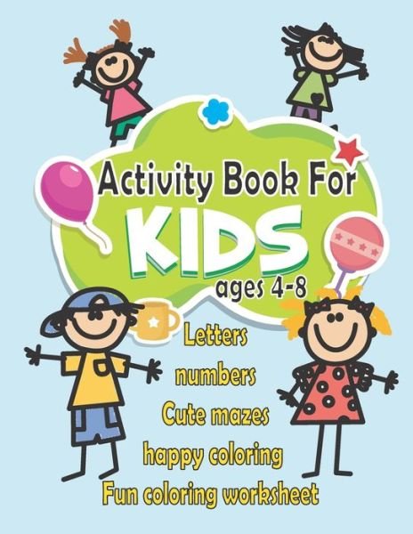 Cover for Ab&amp;na Design · Activity Book For Kids (Paperback Book) (2020)